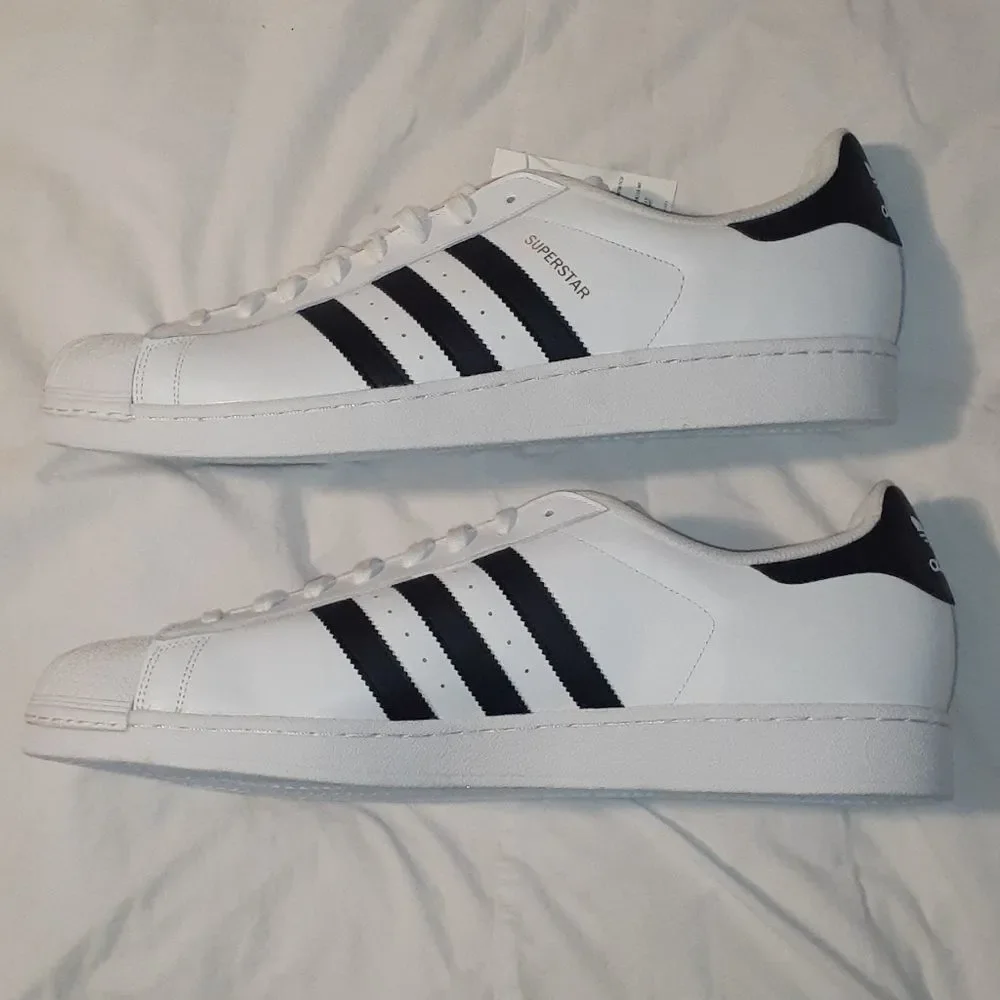 NEW Adidas Mens Superstar Originals Sneakers Size‎ 19 BIG SIZE!
